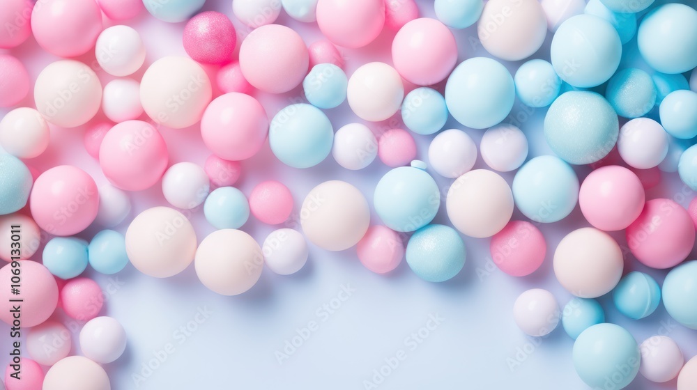 Vibrant Pink and Blue Spheres Abstract Background. 3D Rendered Geometric Shapes for Design Vibrant Pink and Blue Spheres Abstract Background. 3D Rendered Geometric Shapes for Design