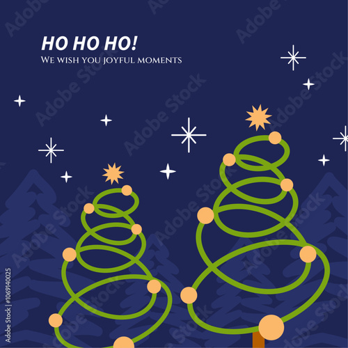 Colorful Abstract Design with Christmas Text Message. Perfect for conveying happiness, positivity, and celebration in designs and creative projects