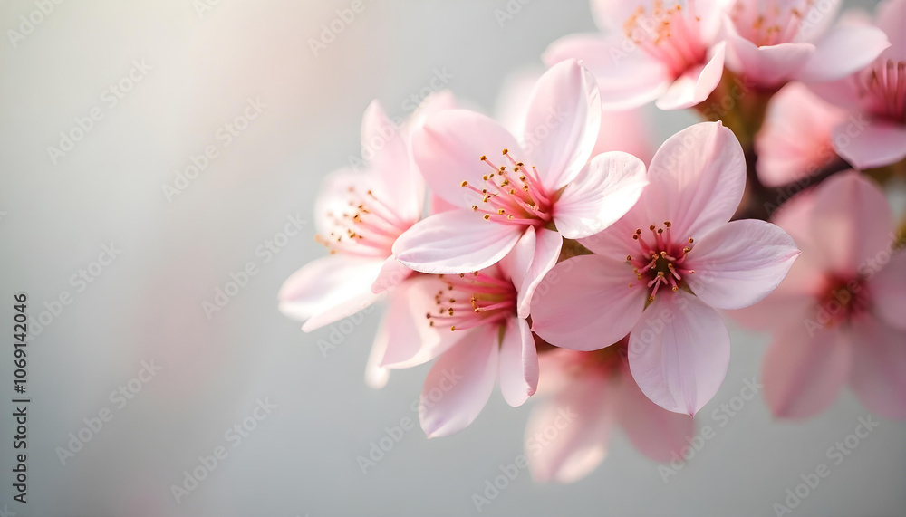 Fototapeta premium pink cherry blossom