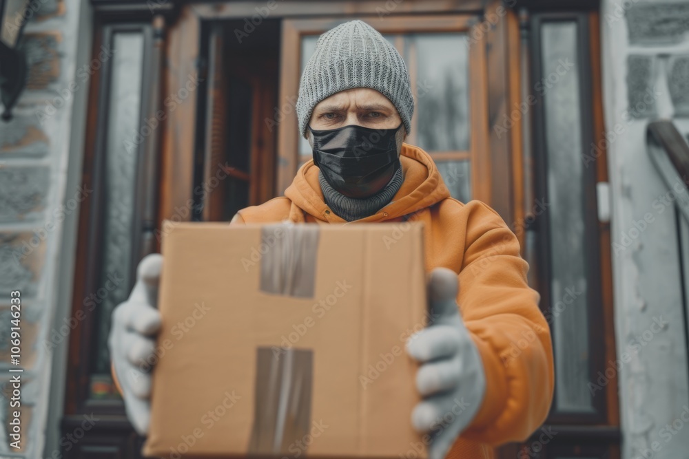 holding package boxes holding package boxes