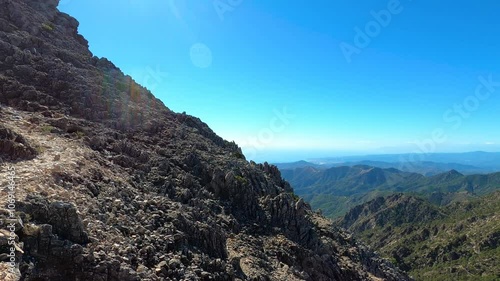 Hiking trail to Lucero peak, Natural Mountains park of Tejeda, Almijara and Alhama photo