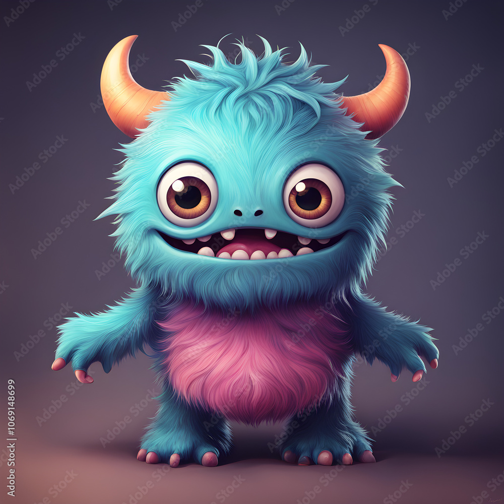 Fototapeta premium cartoon monster