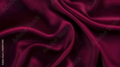 Wallpaper Mural A sumptuous burgundy silk texture that exudes elegance and luxury, ideal for fashion, beauty, and romantic design concepts Torontodigital.ca