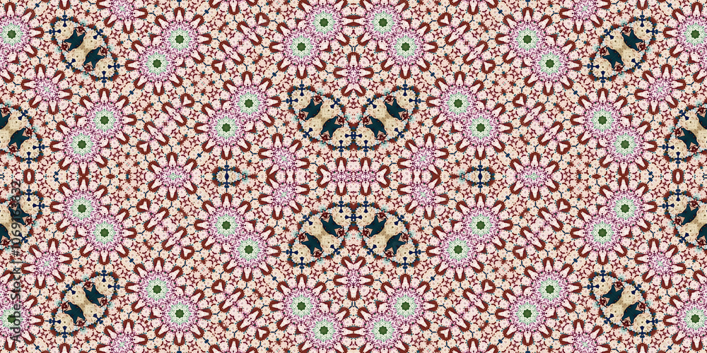 Seamless abstract pattern. The texture of the pattern is symmetrical. Endless pattern Seamless abstract pattern. The texture of the pattern is symmetrical. Endless pattern