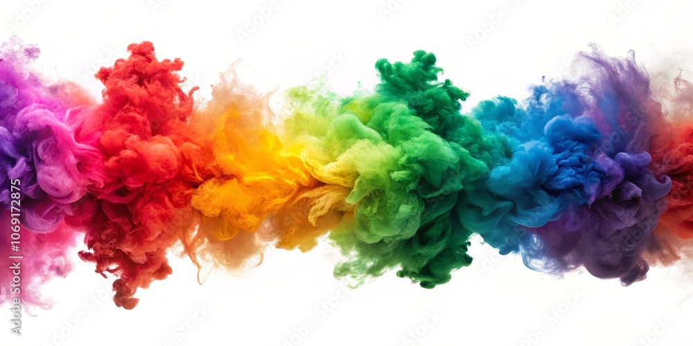 Abstract Rainbow Ink Swirl - Vibrant Colors, Artistic, Fluid Dynamics, ink, abstract, color Abstract Rainbow Ink Swirl - Vibrant Colors, Artistic, Fluid Dynamics, ink, abstract, color