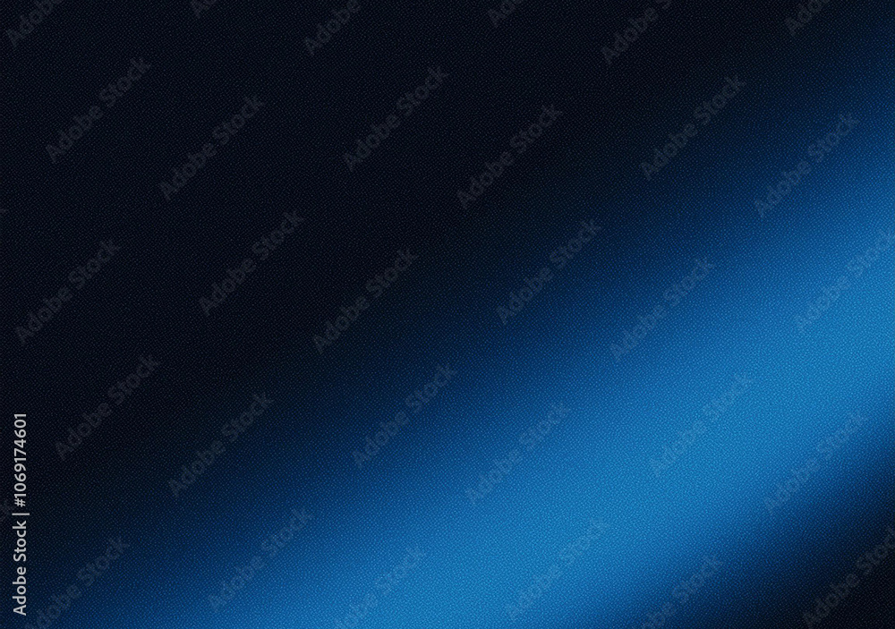 Blue light grainy gradient on black background, smooth color flow, noise texture effect Blue light grainy gradient on black background, smooth color flow, noise texture effect