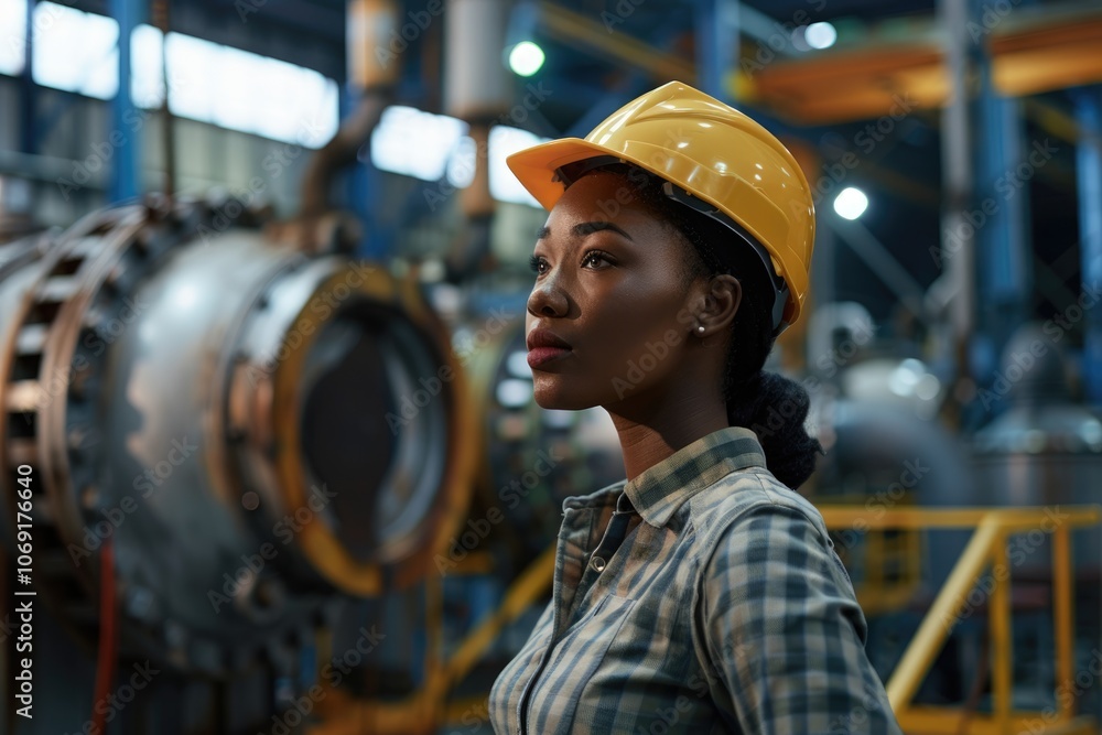 Training black women engineers in factory maintenance and operations. Training black women engineers in factory maintenance and operations.