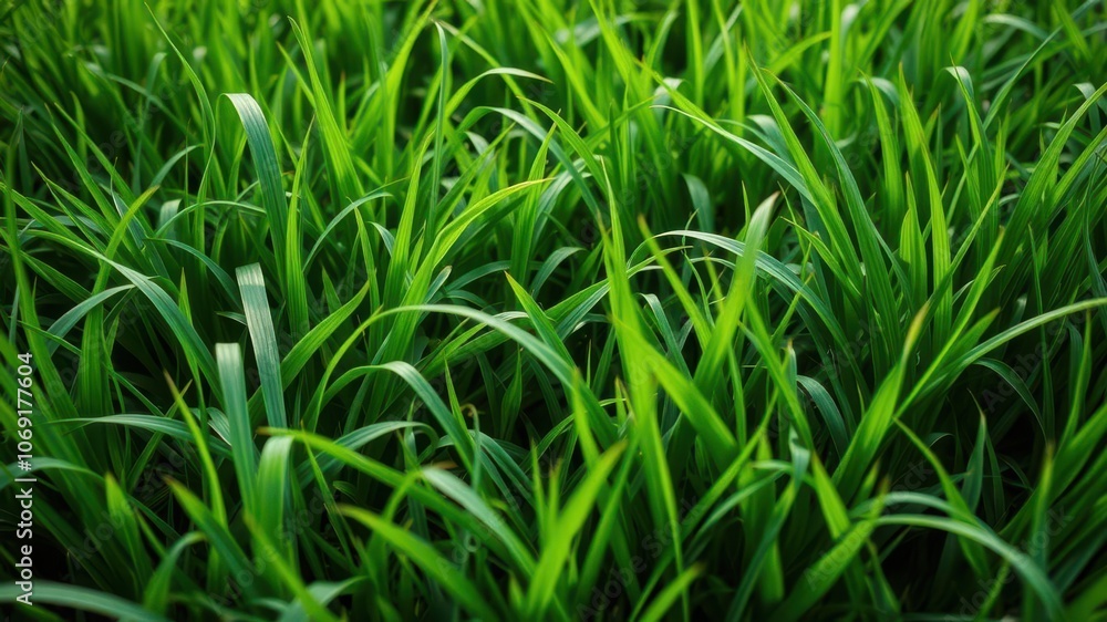 Lush green grass background perfect for nature-themed designs, growth, vibrant Lush green grass background perfect for nature-themed designs, growth, vibrant