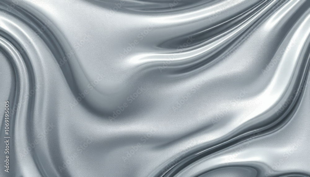 Sleek liquid metal background with smooth, flowing silver waves creating modern and dynamic texture. Perfect for design projects and digital art Sleek liquid metal background with smooth, flowing silver waves creating modern and dynamic texture. Perfect for design projects and digital art