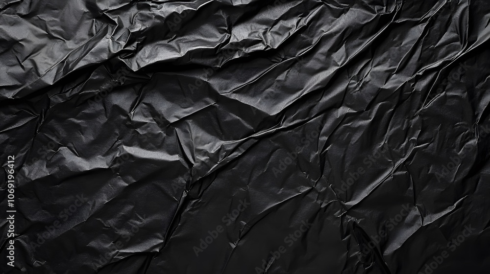 Black wrinkled paper sheet with a blank white poster mockup glued to a wall. The creased, textured background adds a distressed look, perfect for showcasing designs. Black wrinkled paper sheet with a blank white poster mockup glued to a wall. The creased, textured background adds a distressed look, perfect for showcasing designs.