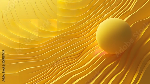 Abstract background vector illustration. Yellow gradient background

 photo