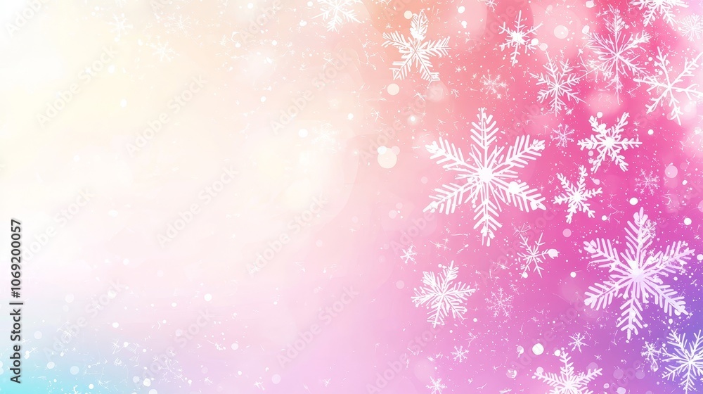 Create a magical christmas atmosphere with stunning snowflake decorations and festive lights Create a magical christmas atmosphere with stunning snowflake decorations and festive lights