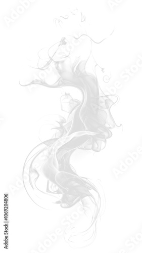 PNG Abstract smoke black white monochrome.