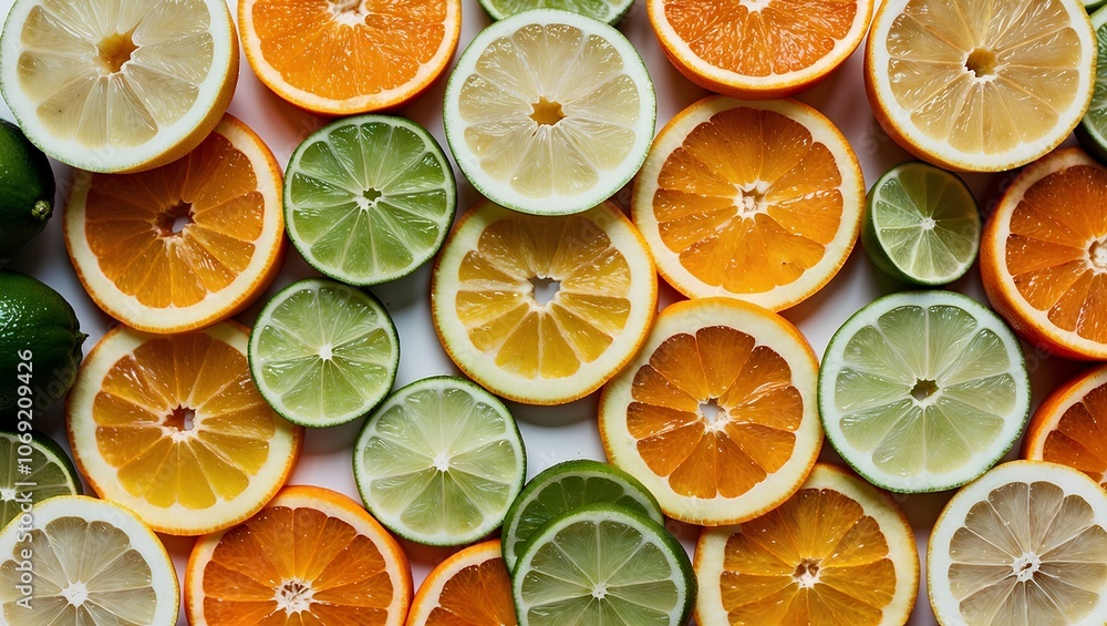 orange and lime. Generative AI orange and lime. Generative AI