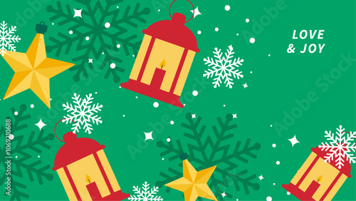 Festive Reindeer Christmas Card With Holiday Wishes. A cheerful Christmas greeting card wth christmas element. Perfect for spreading holiday joy and festive greetings