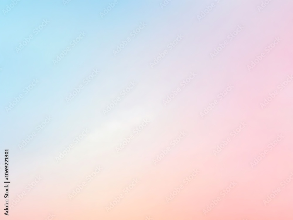 Soft Gradient Sky in Pastel Blue and Pink Hues Soft Gradient Sky in Pastel Blue and Pink Hues