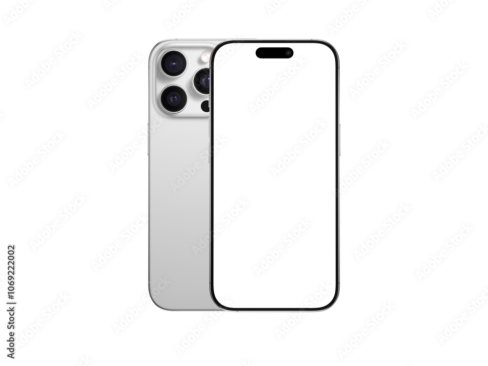 High quality realistic 3d render smartphone ui ux screen mockup with transparent PNG High quality realistic 3d render smartphone ui ux screen mockup with transparent PNG