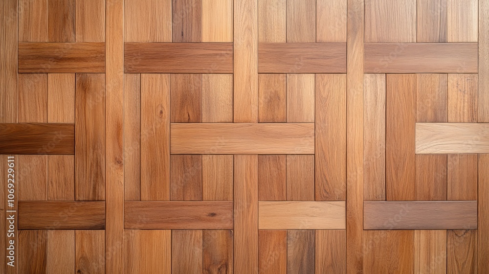 Stylish Wood Plank Wall With Warm Tones Stylish Wood Plank Wall With Warm Tones