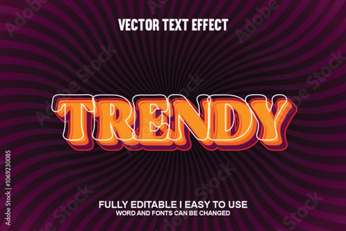 Fully Editable 3D Vector Text Effect