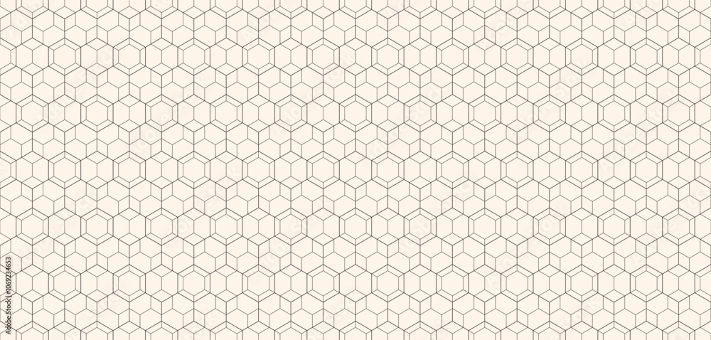 Subtle vector minimalist geometric seamless pattern. Thin lines texture, hexagon grid, delicate minimal lattice, net, diamonds. Trending black and white linear background. Abstract repeated background Subtle vector minimalist geometric seamless pattern. Thin lines texture, hexagon grid, delicate minimal lattice, net, diamonds. Trending black and white linear background. Abstract repeated background