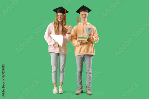 Young students in graduatio...