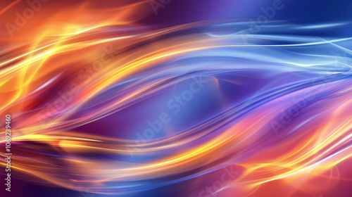 blue orange and purple gradient background with blur