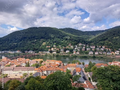 View of the town of Heidelberg, Germany