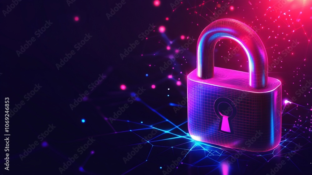 Padlock icon representing security, protection and privacy. Isolated vector illustration. Padlock icon representing security, protection and privacy. Isolated vector illustration.