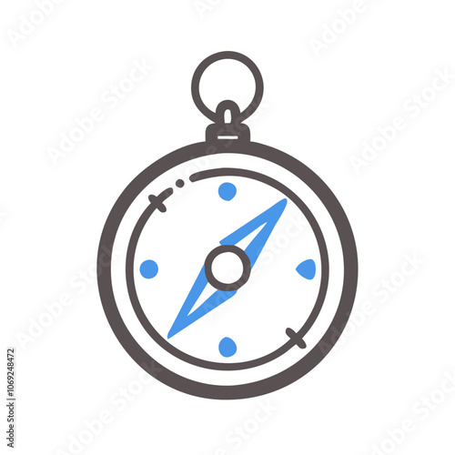 Minimalist compass icon for navigation and exploration Free Download Minimalist compass icon for navigation and exploration - GFXLoad