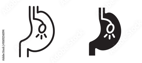 Endoscopy vector icon.