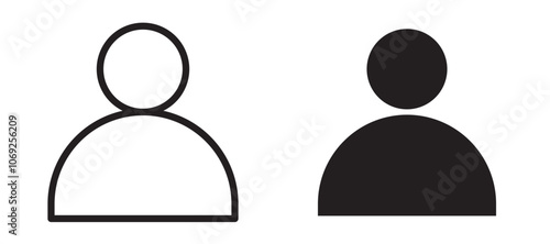 Individual vector icon.