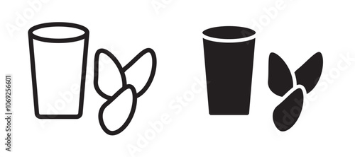 Ramadan iftar vector icon.