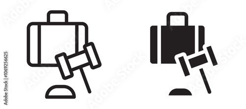 Employment law vector icon.