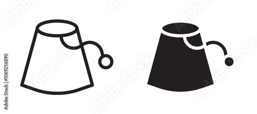 Fez hat vector icon.