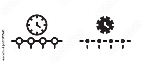 Timeline vector icon.