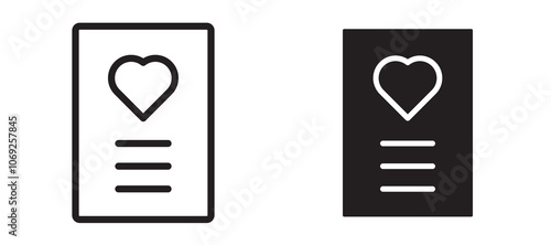 Wish list vector icon.