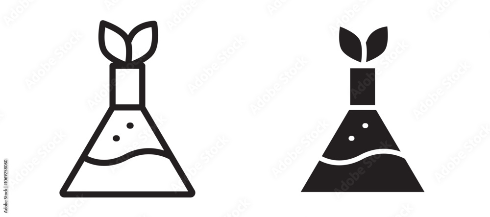 GMO vector icon. GMO vector icon.