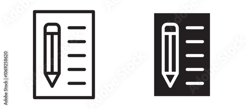 Declarations vector icon.