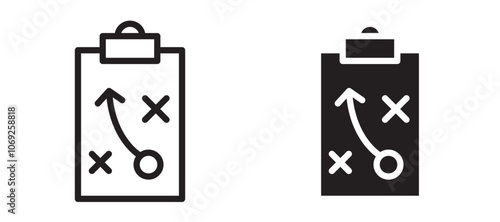 Tactics vector icon.