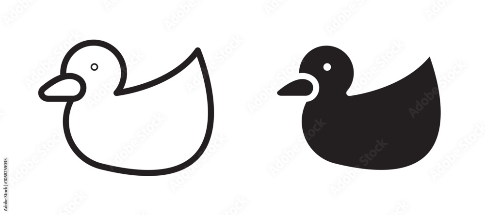 Duck vector icon. Duck vector icon.