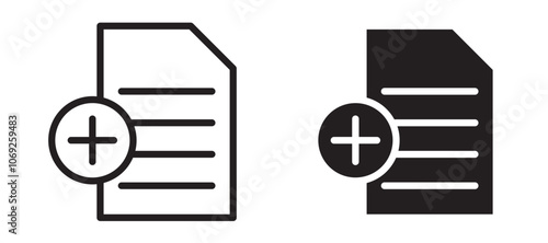 Add document vector icon.