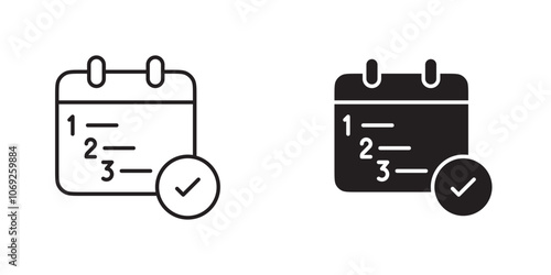 Installment Plan Icon, Calendar with Checkmarks Illustration, Scheduled Payments Symbol, Payment Plan Graphic, Financial Flexibility Visual