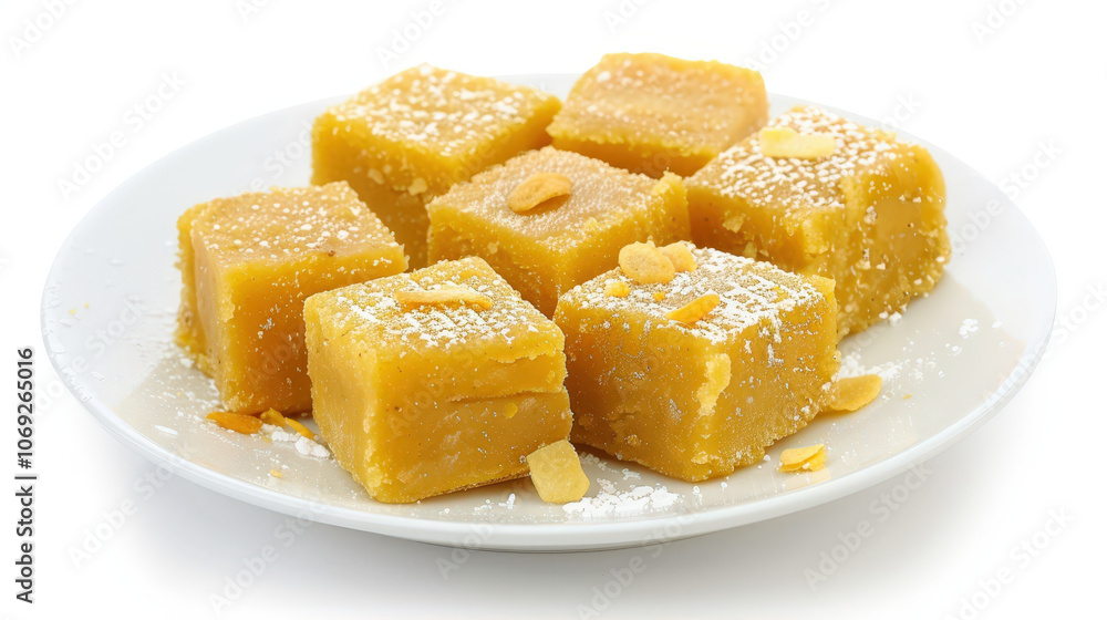 barfi indian sweet food dessert on white background barfi indian sweet food dessert on white background