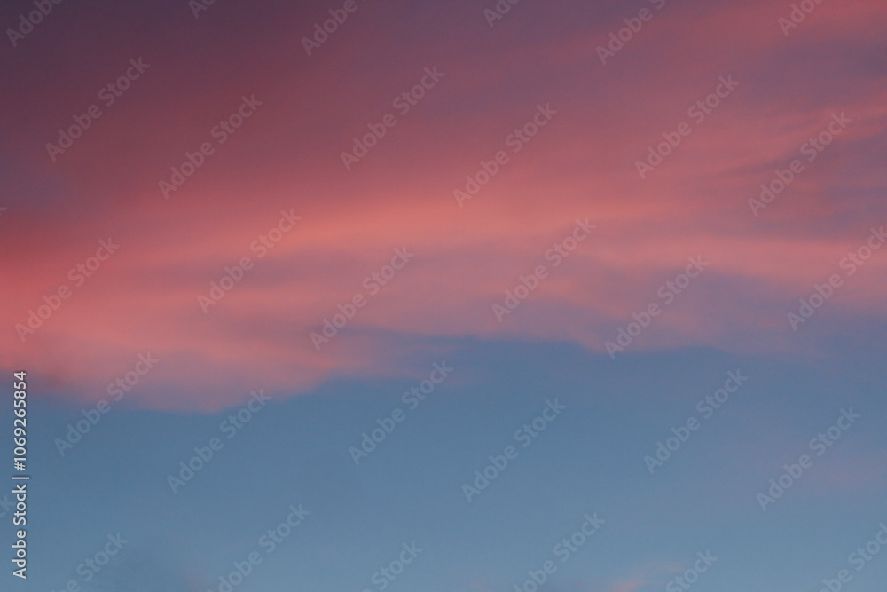 Obraz premium pastel pink and blue cloud background