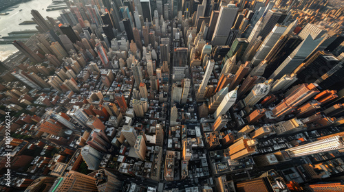 Stunning aerial views of cities #1069266234