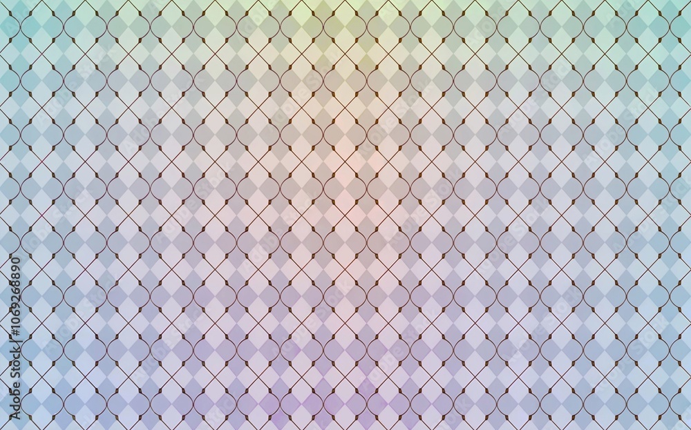 Geometric Gradient Mesh Pattern Geometric Gradient Mesh Pattern