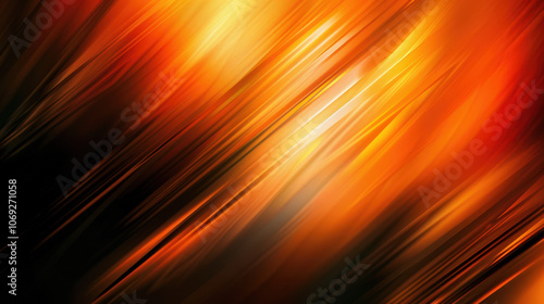 abstract blurred background with colorful stripes, orange black