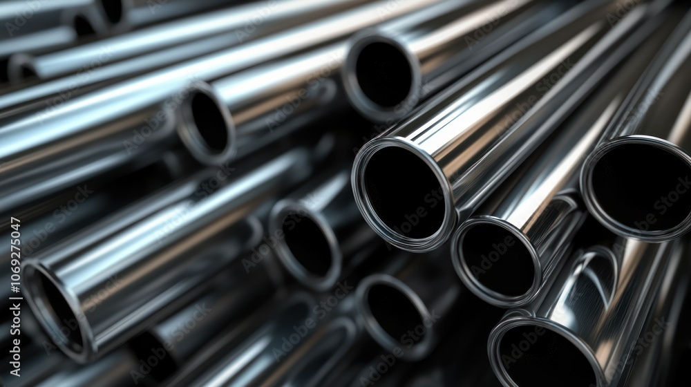 Shiny Metal Pipes Shiny Metal Pipes