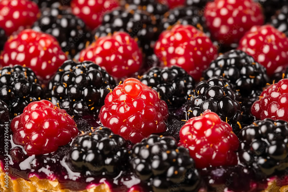 Tart Blackberries Bristling on Brambles in Berry Farm - Fresh Berries Tart Blackberries Bristling on Brambles in Berry Farm - Fresh Berries