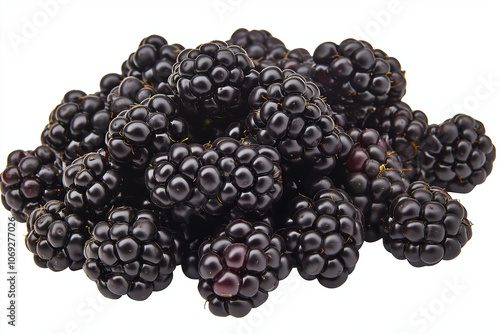 Tart Blackberries Bristling on Brambles in Berry Farm – Vibrant Summer Fruit Harvest